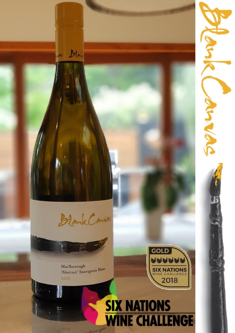 GOLD Medal for Blank Canvas Abstract Sauvignon Blanc 2016
