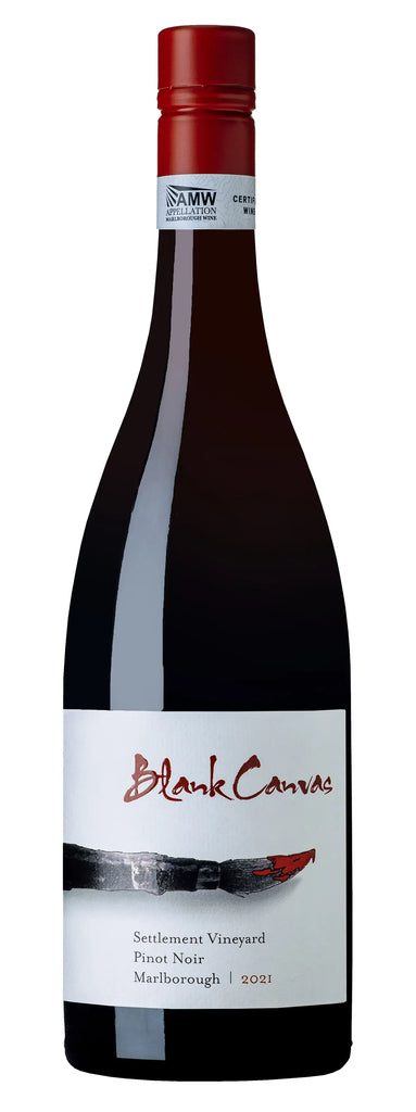 Settlement Vineyard Pinot Noir 2021 - Blank Canvas Wines - Marlborough New Zealand