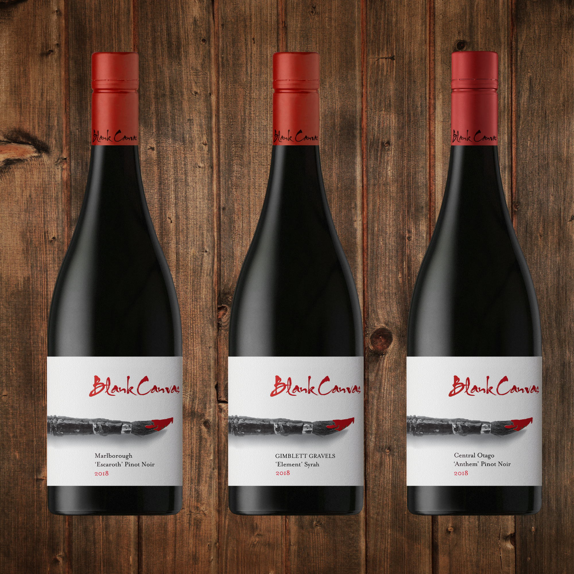 The North-to-South Red Triptych